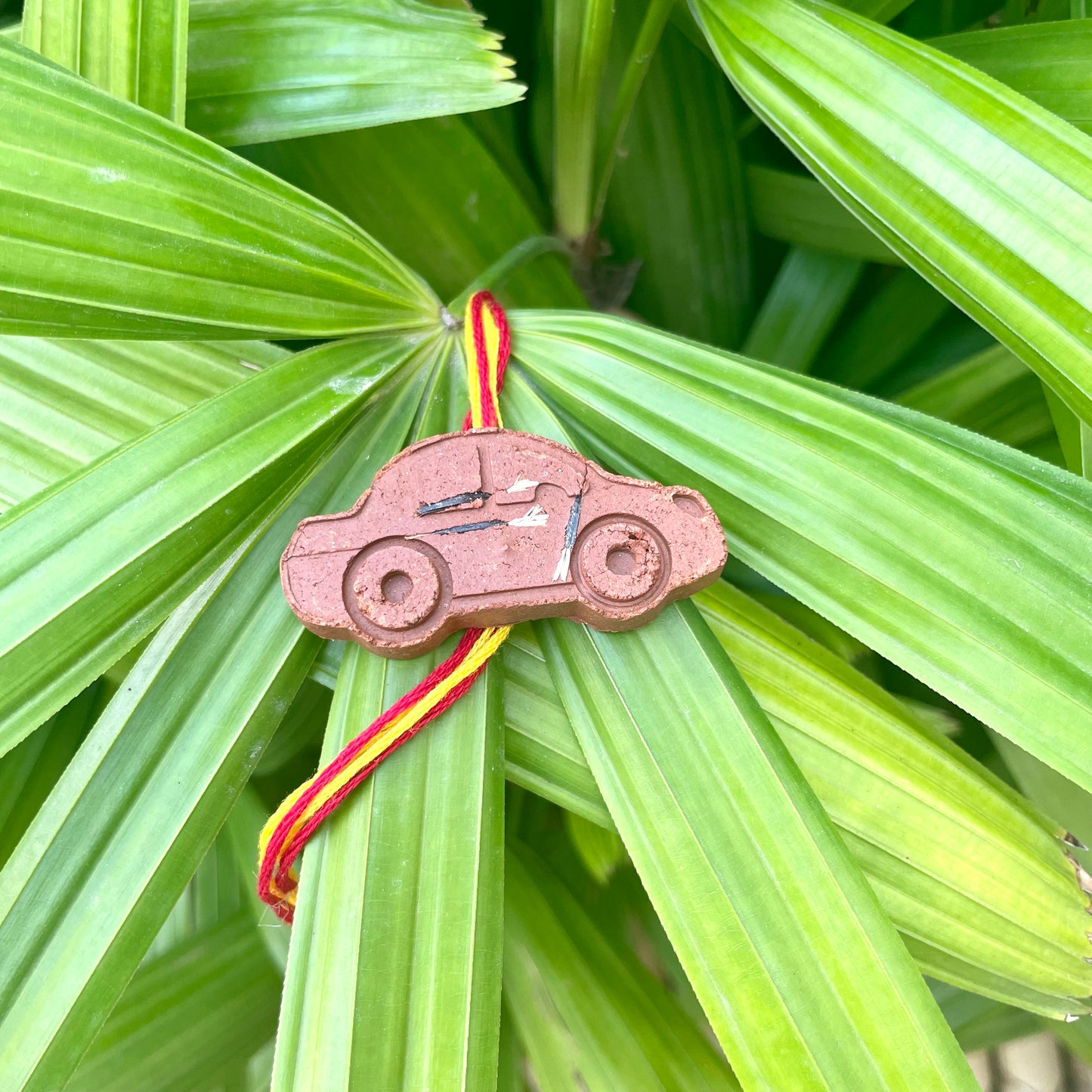 Car: Clay Rakhi with Roli Chawal Combo