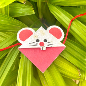 Mouse :Kids 3-in-1 Bookmark Plantable Rakhi | Rakhi with Seeds| Combo with a Gardening Kit