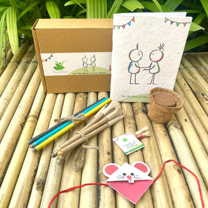 Plantable Bookmark Rakhi Gift Box: Mouse