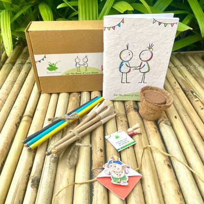 Plantable Bookmark Rakhi Gift Box: Bal Ganesha