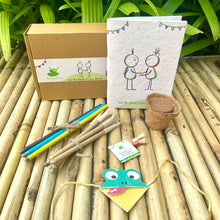 Load image into Gallery viewer, Plantable Bookmark Rakhi Gift Box: Frog
