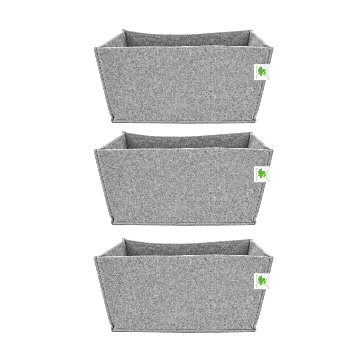 Geo Fabric Grow Bags 500 GSM Size 18x9x9 inches | Heavy Duty for Home, Terrace, Garden - Grow Herbs, Leafy Vegetables