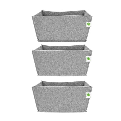 Geo Fabric Grow Bags 500 GSM Size 18x9x9 inches | Heavy Duty for Home, Terrace, Garden - Grow Herbs, Leafy Vegetables