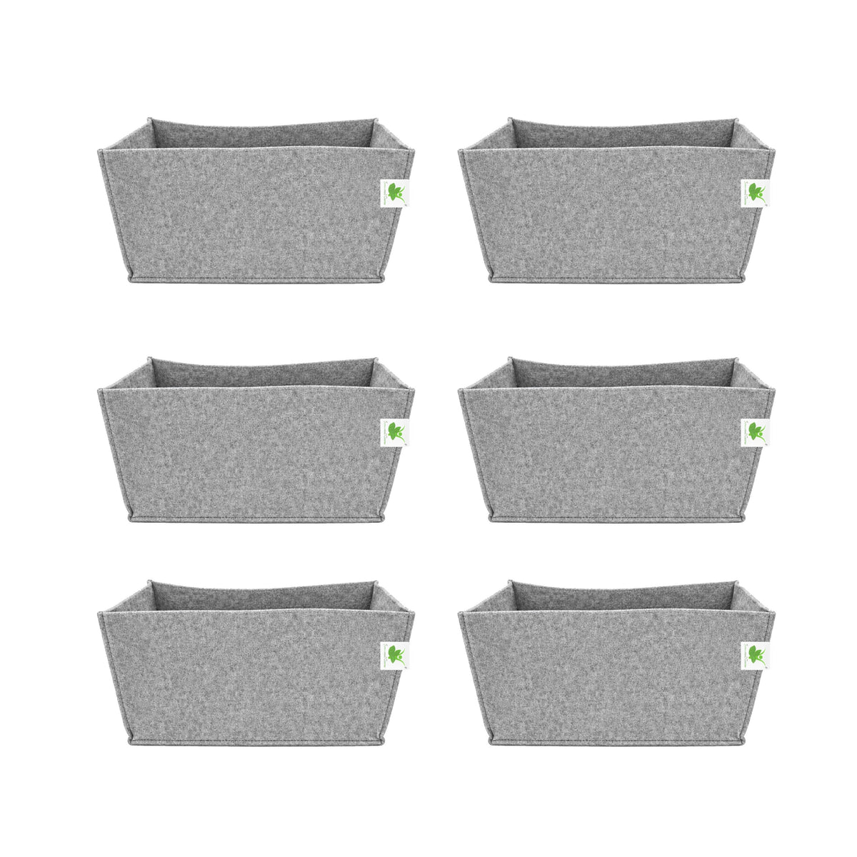 Geo Fabric Grow Bags 500 GSM Size 18x9x9 inches | Heavy Duty for Home, Terrace, Garden - Grow Herbs, Leafy Vegetables