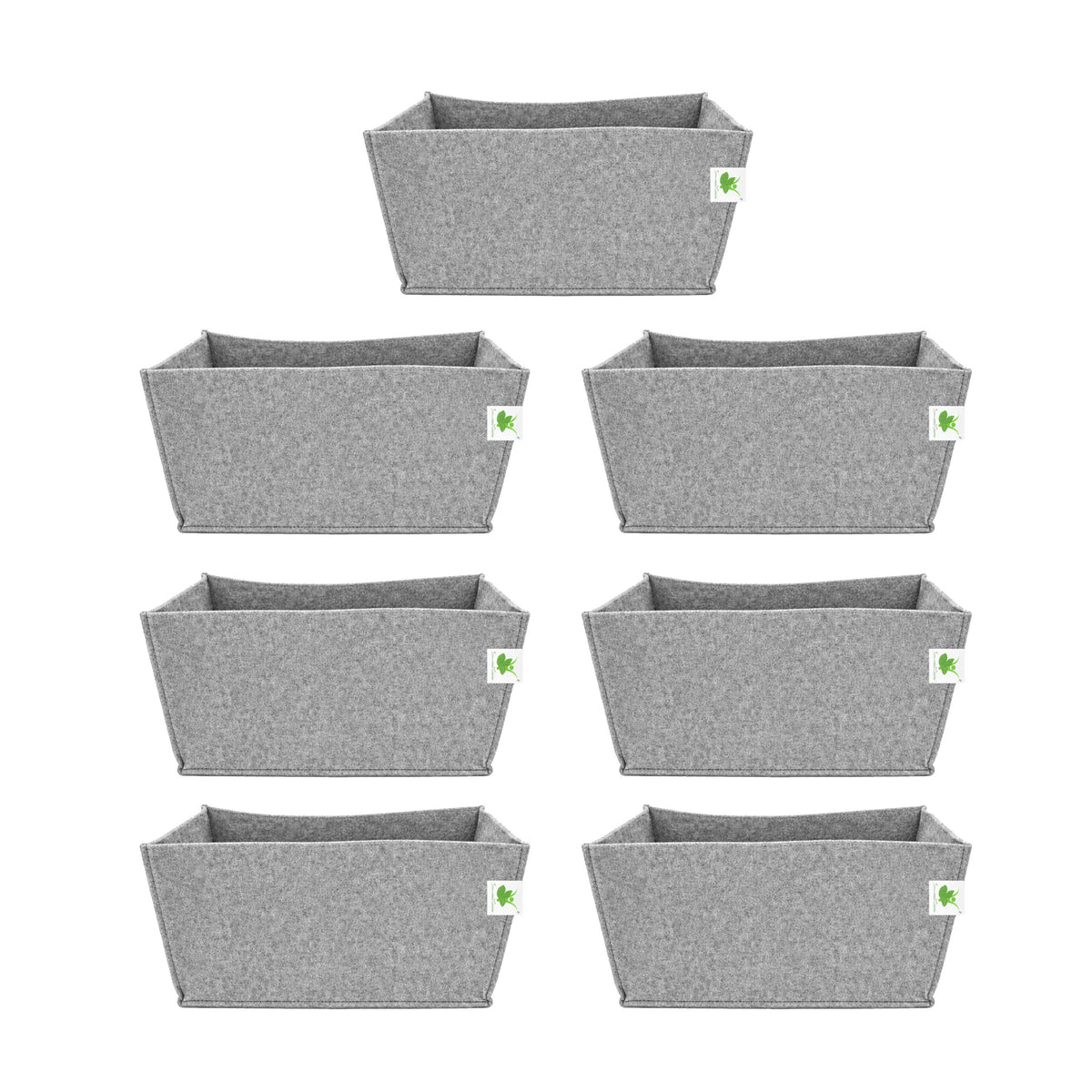 Geo Fabric Grow Bags 500 GSM Size 18x9x9 inches | Heavy Duty for Home, Terrace, Garden - Grow Herbs, Leafy Vegetables