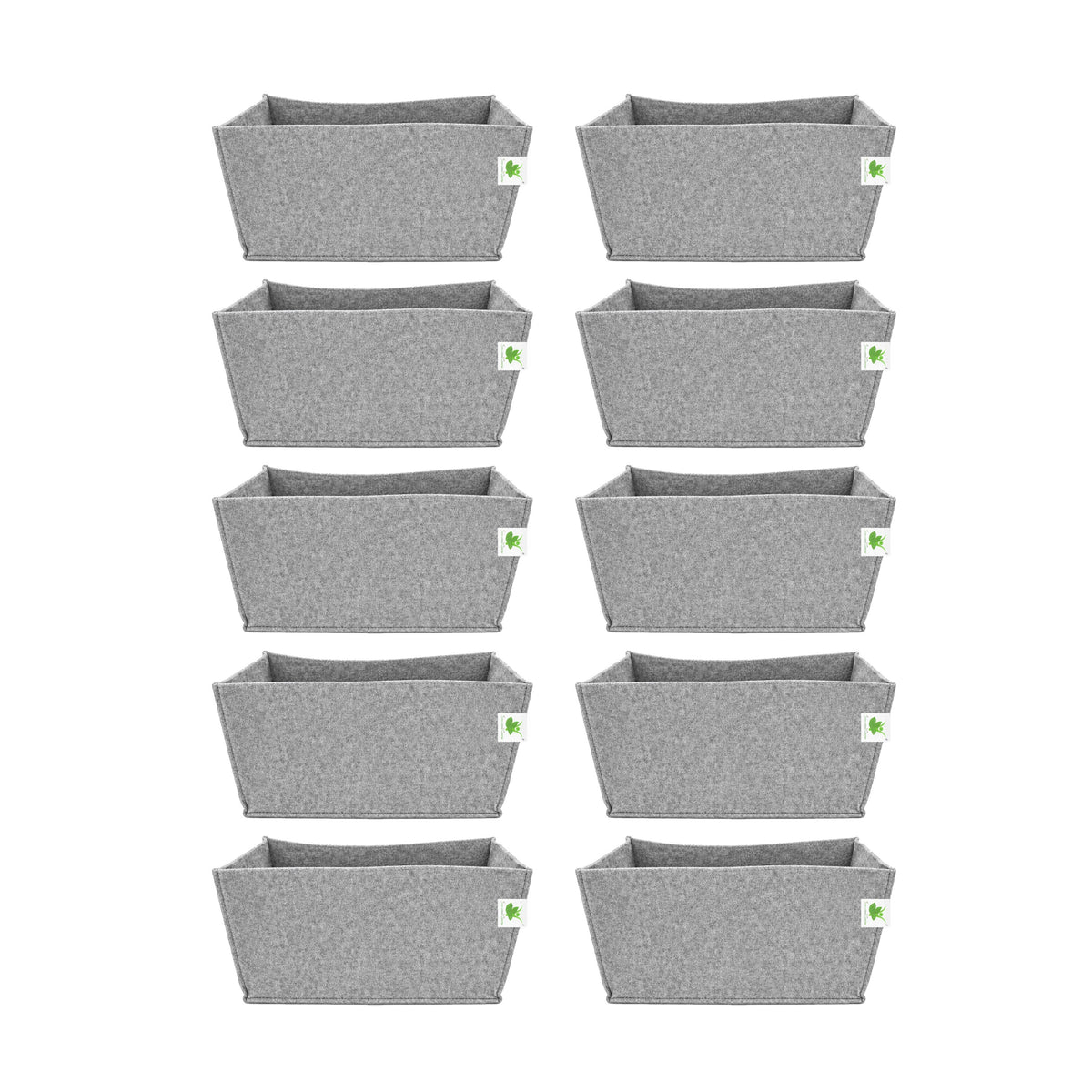 Geo Fabric Grow Bags 500 GSM Size 18x9x9 inches | Heavy Duty for Home, Terrace, Garden - Grow Herbs, Leafy Vegetables