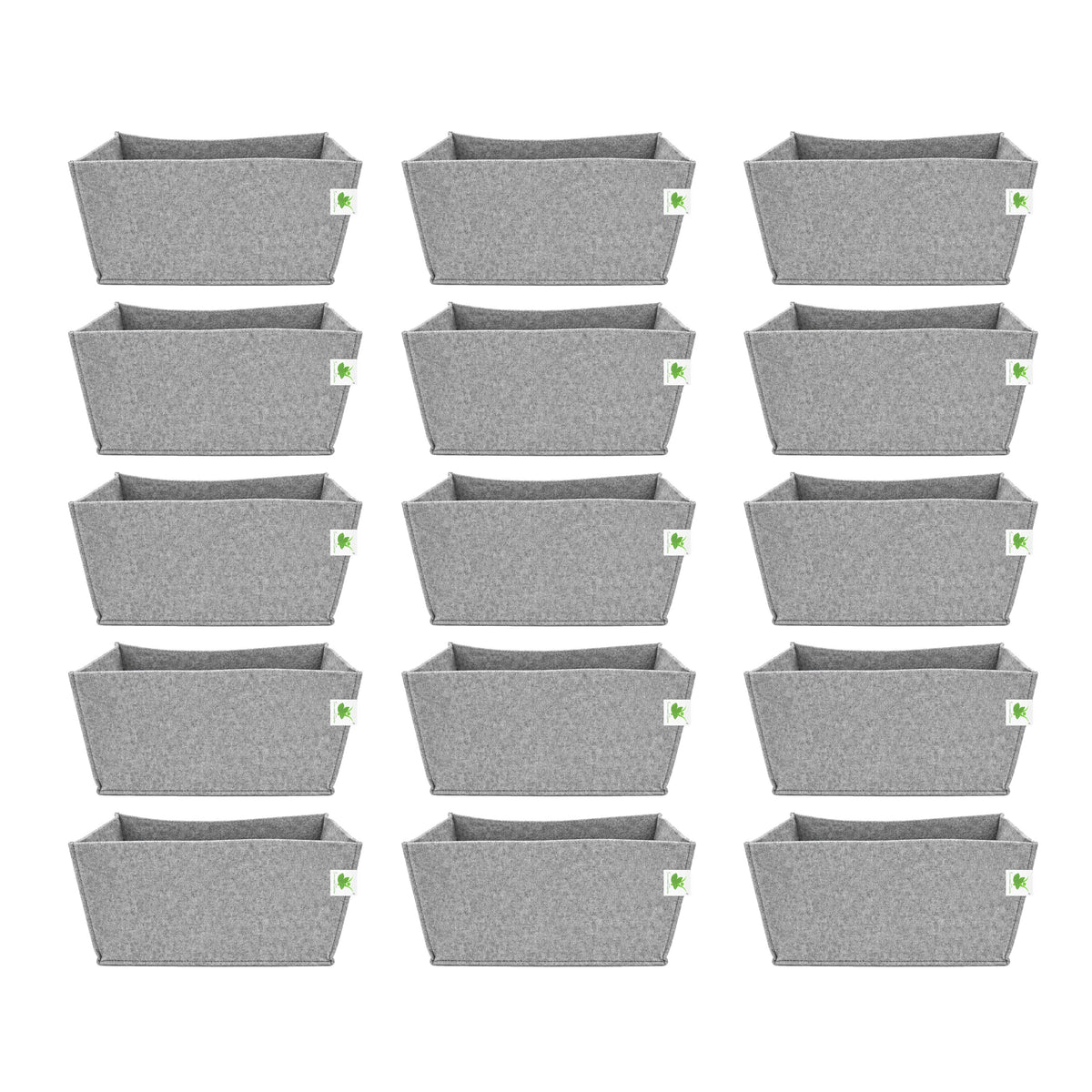 Geo Fabric Grow Bags 500 GSM Size 18x9x9 inches | Heavy Duty for Home, Terrace, Garden - Grow Herbs, Leafy Vegetables