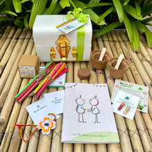 Load image into Gallery viewer, Rakhi Gift Hamper with Seed Paper Rakhi
