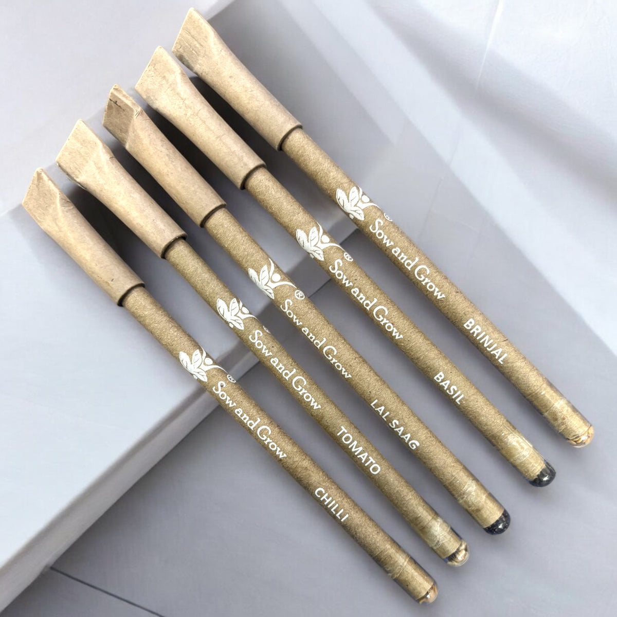 Plantable Seed Pencil & Pen Combo | Eco-Friendly & Biodegradable | Ideal for School Distribution, Return Gifts & Corporate Gifting