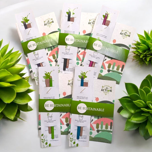 Plantable Seed Diary with Seed Paper Pen & Pencil Combo – Set of 5