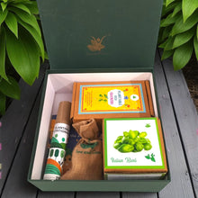 Load image into Gallery viewer, Ultimate MegaBox: Plantable Crackers + Gardening Kit + 7 Seed Balls + Organic Cow Dung Diya + Diary + 2 Plantable Pens and Pencils
