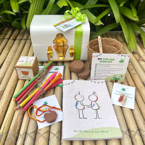 Rakhi Gift Hamper with Teddy Bear Rakhi