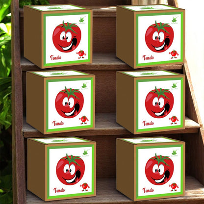 Tomato Seed Starter Grow Kit – Pack of 6 | DIY Easy Grow-it-Yourself Gardening Kit for Home &amp; Garden | A Complete Beginner Gardeners Gardening Set