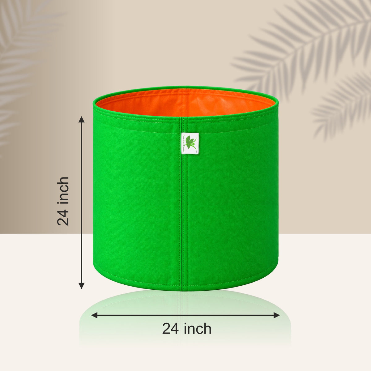 HDPE UV Protected 260 GSM Round Grow Bags 24x24 inches