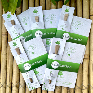 Sow and Grow Eco-Friendly Plantable Diary and Seed Paper Pen Combo | Set of 5