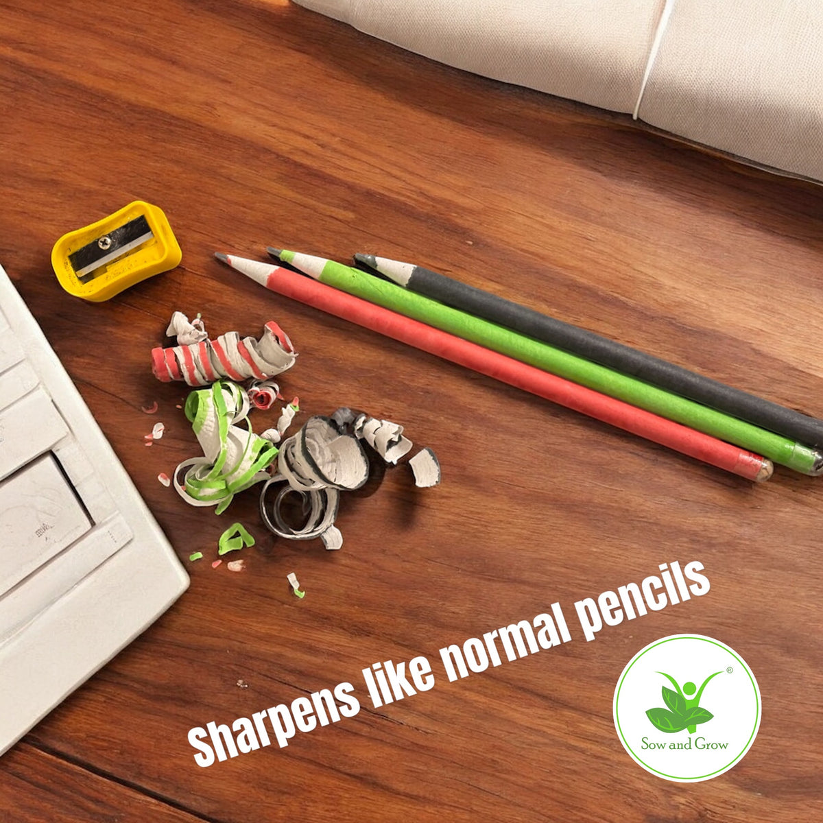 Plantable Seed Pencils – 2 Pencils per Box | Eco-Friendly Stationery | Perfect for School Distribution, Return Gifts & Corporate Gifting