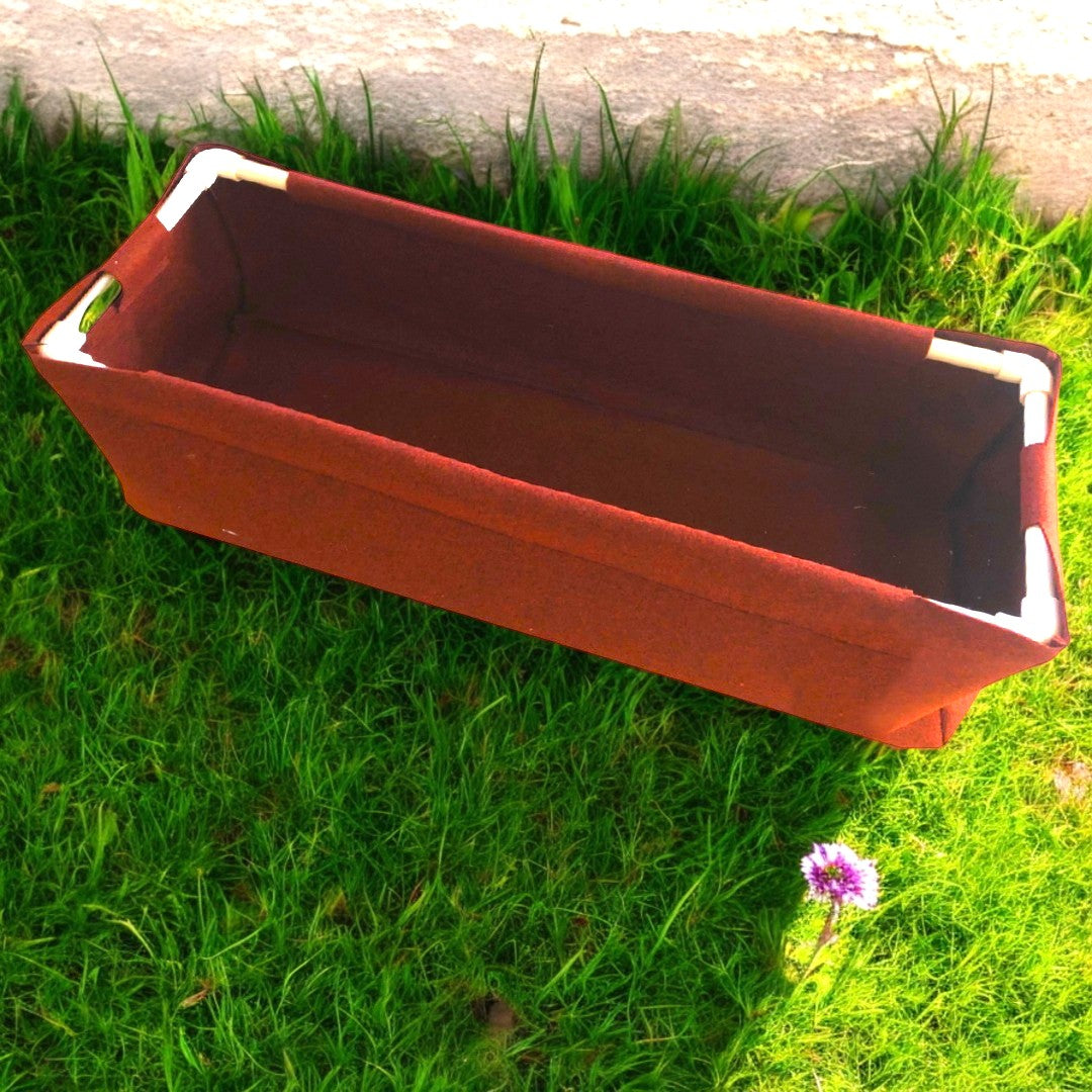 Sow and Grow Raised Bed for Gardening Breathable Geo Fabric 24x12x12 inches || Heavy Duty 500 GSM