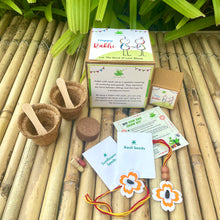 Load image into Gallery viewer, Bhaiya Bhabhi Seed Paper Rakhi Set: Rakhi with Seeds | Combo with a DIY Gardening Kit
