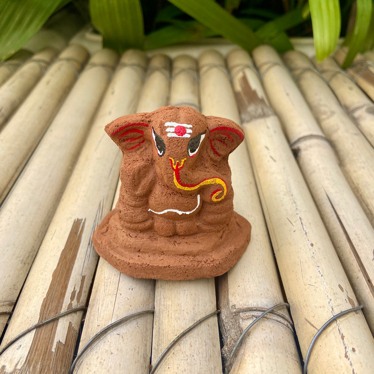 Plantable Seed Ganesha – 6.5 cm | Includes Marigold Seeds, Pot & Soil | Eco-Friendly Grow Kit | Ideal for Ganesh Chaturthi, Diwali & Wedding Gifting