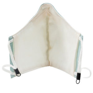 Light Blue Colour | Conical Protective Face Cover with a Pocket, Adjustable Ear Loops and Nose Wire