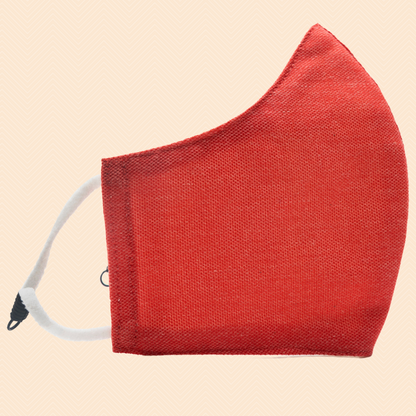 Pack of 3 Red, Dinosaur, Sky Blue | Conical Protective Face Cover with a Pocket, Adjustable Ear Loops and Nose Wire