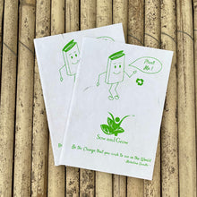 Load image into Gallery viewer, Sow and Grow Eco-Friendly Plantable Seed Diary for Writing, Sketching, Drawing | Set of 2
