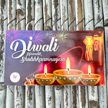Load image into Gallery viewer, Cracker Themed Chocolates in a Wooden Box: Diya Design
