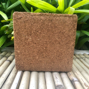 Sow and Grow Low EC Export Quality Cocopeat Block: 2kgs | 2 Blocks of 1kg each