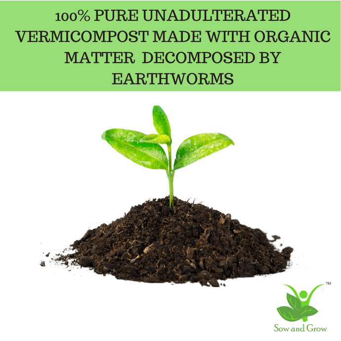 Premium Vermicompost Manure For Plants: 5 Kg Pack