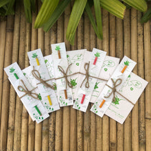 Load image into Gallery viewer, Sow and Grow Eco-Friendly Plantable Diary and Seed Pencil Combo | Set of 5
