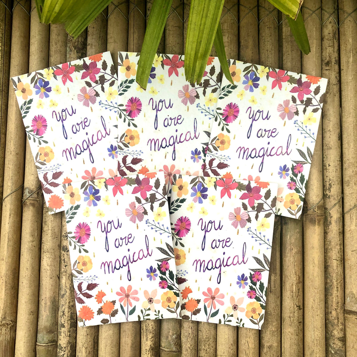 Plantable Diary "You Are Magical": Set of 5 Gift Pack