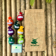 Load image into Gallery viewer, 7 Plantable Seed Balls in a Jute Potli with 7 Assorted Seeds
