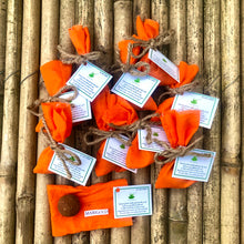 Load image into Gallery viewer, Diwali Wooden Box Hamper with Tealight Holder: Plantable Mini Notepad + 2 Seed Balls + 2 Plantable Pens + Ganesha Shadow Diya Tealight Holder + Cow Dung Diyas
