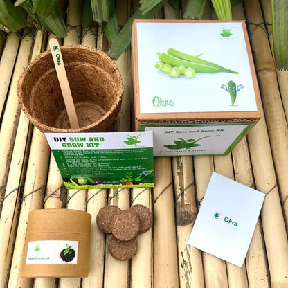 DIY Gardening 8 Vegetable Kits | Capsicum + Brinjal + Okra + Chilli + Tomato + Bitter Gourd + Bottle Gourd + Beans