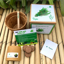 Load image into Gallery viewer, DIY Gardening All Herbs Kits | Oregano + Thyme + Mint + Coriander + Italian Basil
