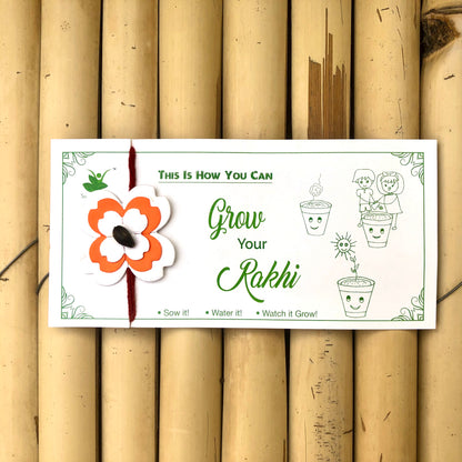 Bhaiya Bhabhi Plantable Seed Paper Rakhi Set