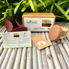 Load image into Gallery viewer, Microgreens Grow Kit: Garden Cress 20 grams || Easy to Use Kit for Beginner Gardeners
