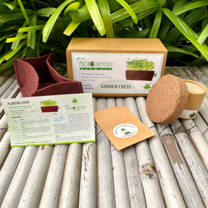 Microgreens Grow Kit: Garden Cress 20 grams || Easy to Use Kit for Beginner Gardeners
